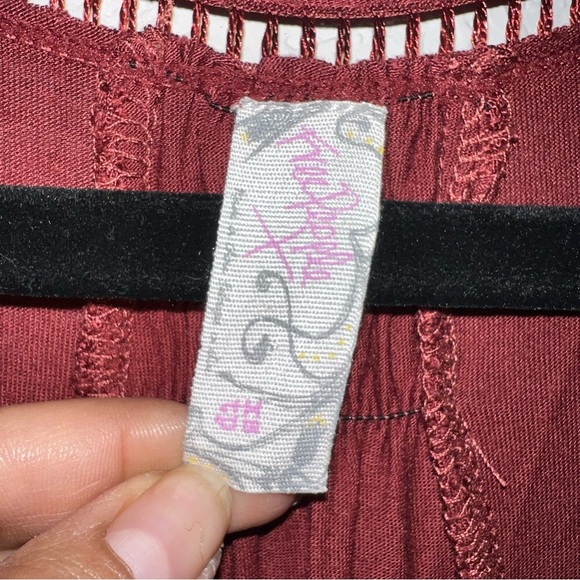 Free People shirt in Wine - Picture 5 of 7